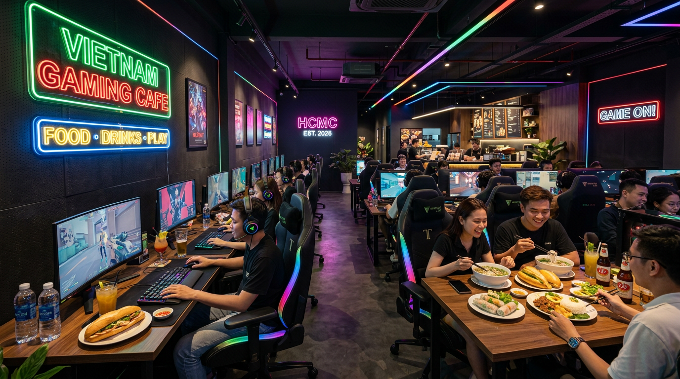 Nội thất Korvadi Game Café Hà Nội