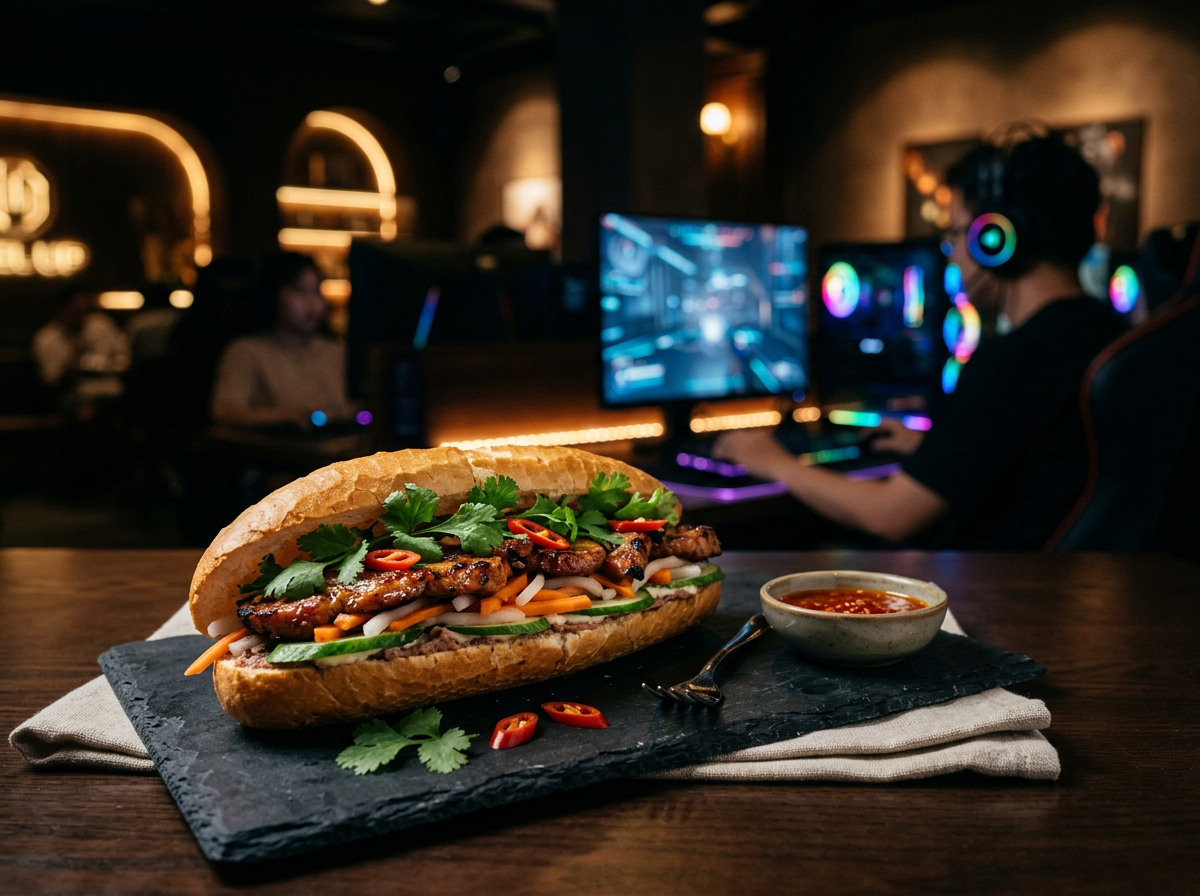 Bánh mì thịt nướng