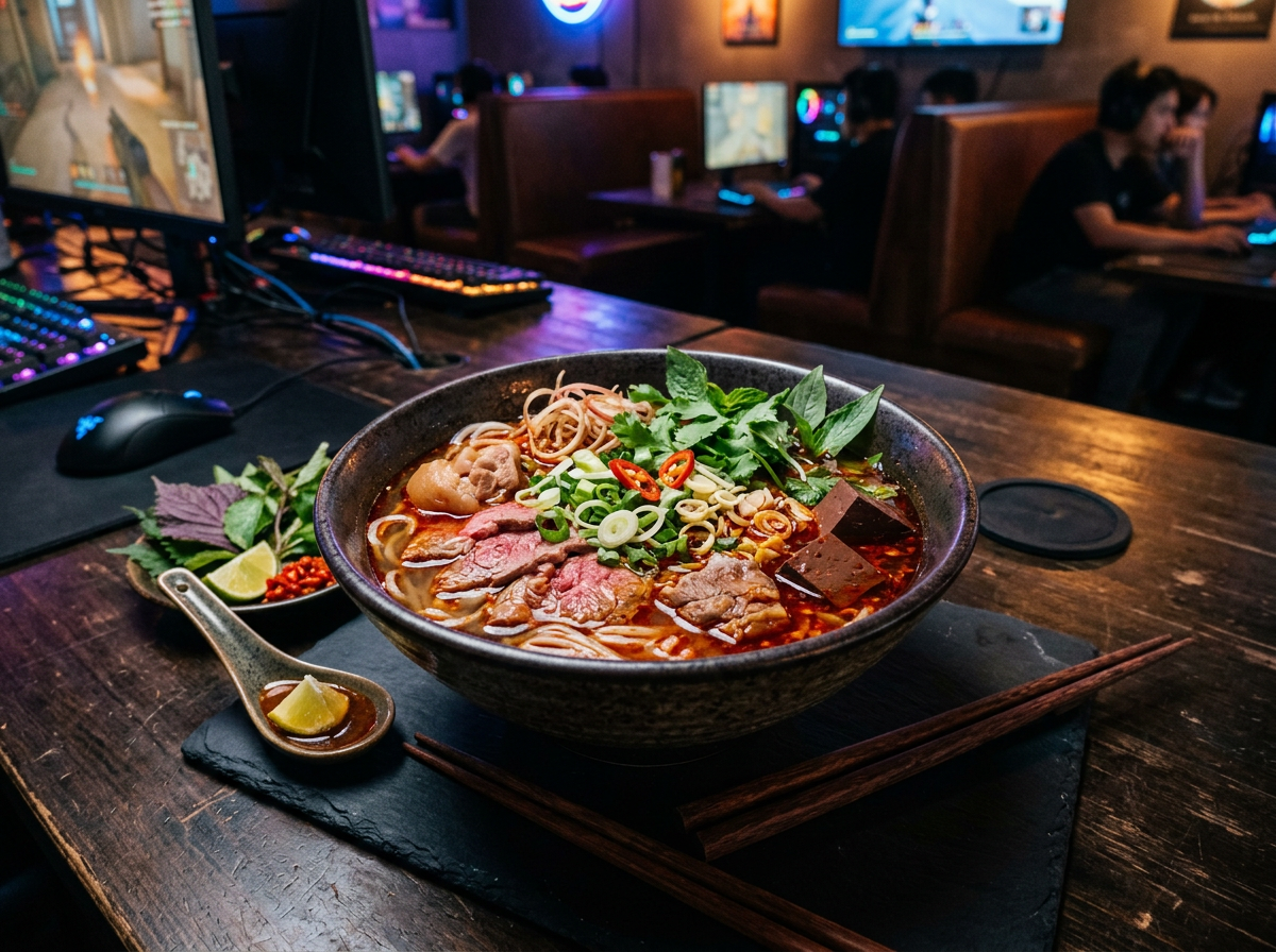 Bún bò Huế cay thơm